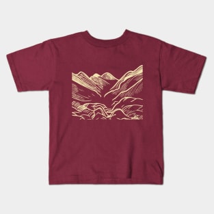 Minimalist Landscape Kids T-Shirt